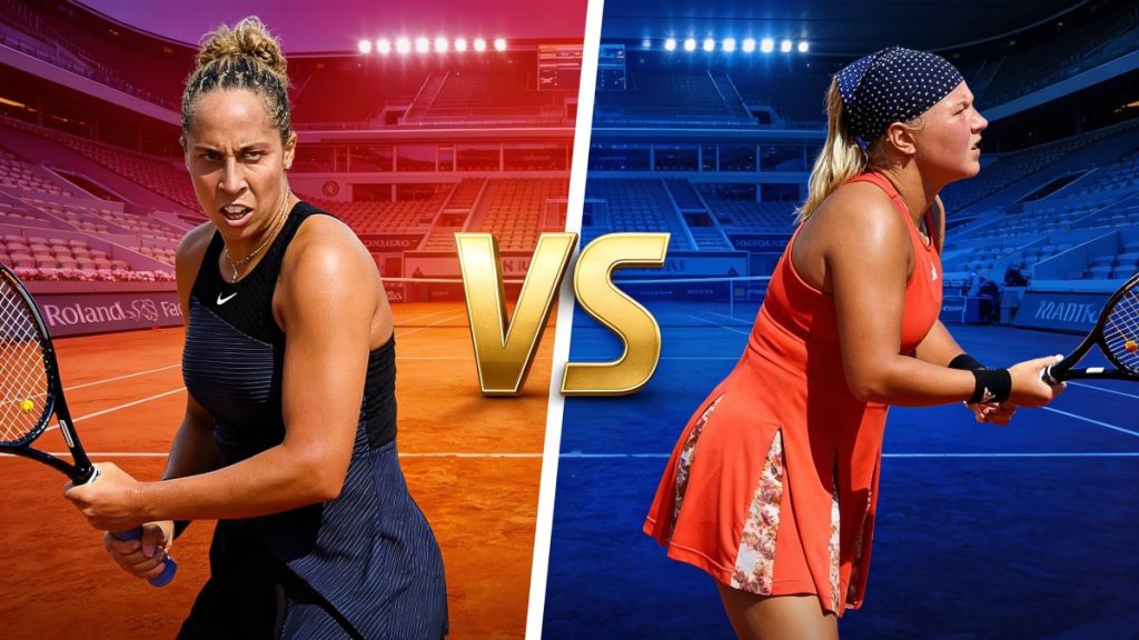 Madison Keys – Diana Shnaider : pronostic Roland-Garros (dames) Madison Keys vs Diana Shnaider - Roland Garros (F)